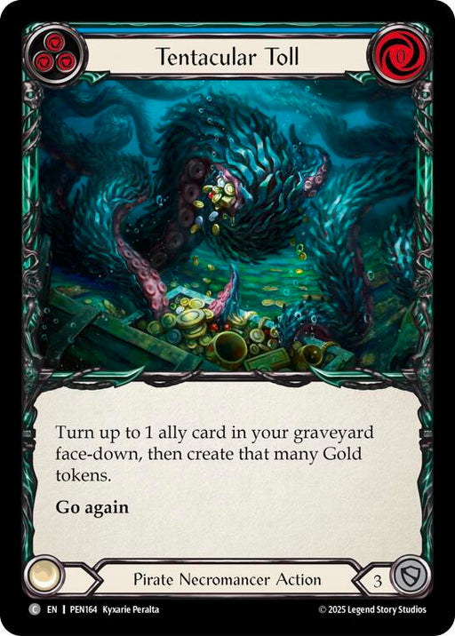 Tentacular Toll (Blue) (PEN164) [Compendium of Rathe]