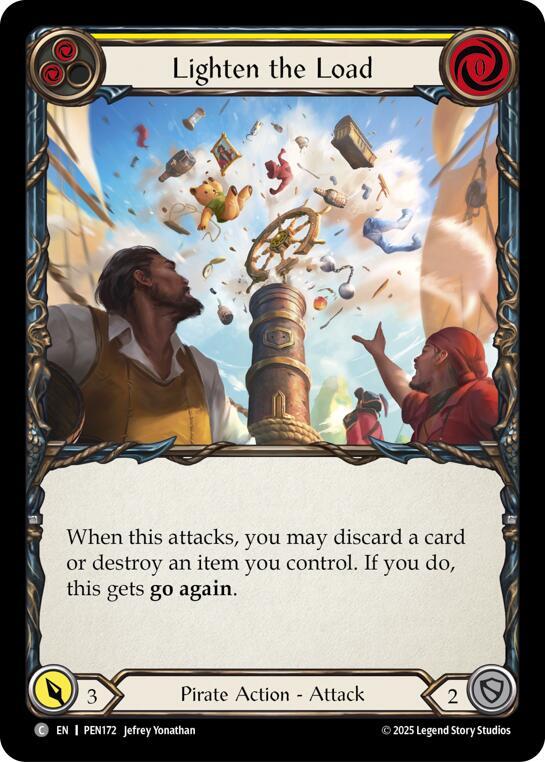 Lighten The Load (Yellow) (PEN172) [Compendium of Rathe]