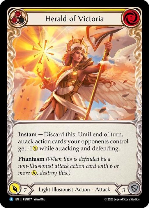 Herald Of Victoria (Yellow) (PEN177) [Compendium of Rathe]