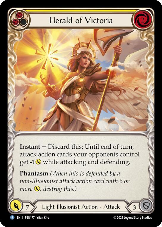 Herald Of Victoria (Yellow) (PEN177) [Compendium of Rathe]