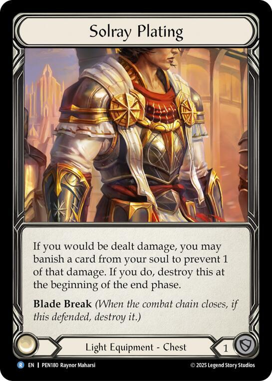 Solray Plating (PEN180) [Compendium of Rathe]