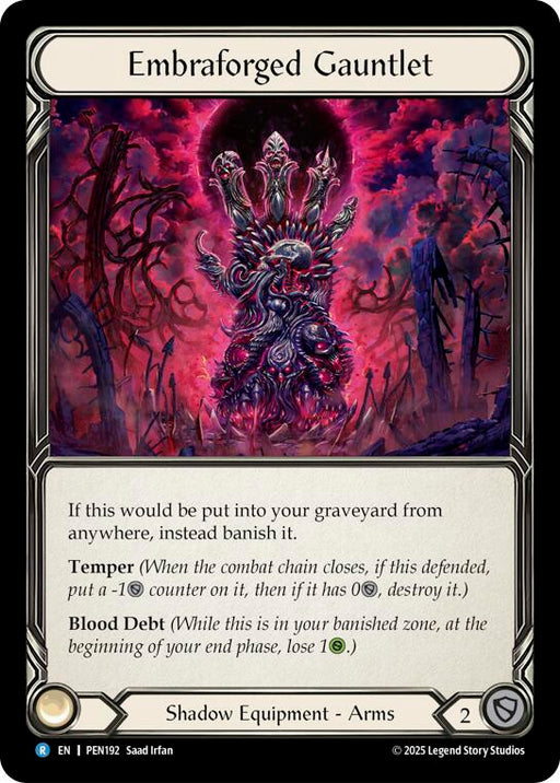 Embraforged Gauntlet (PEN192) [Compendium of Rathe]