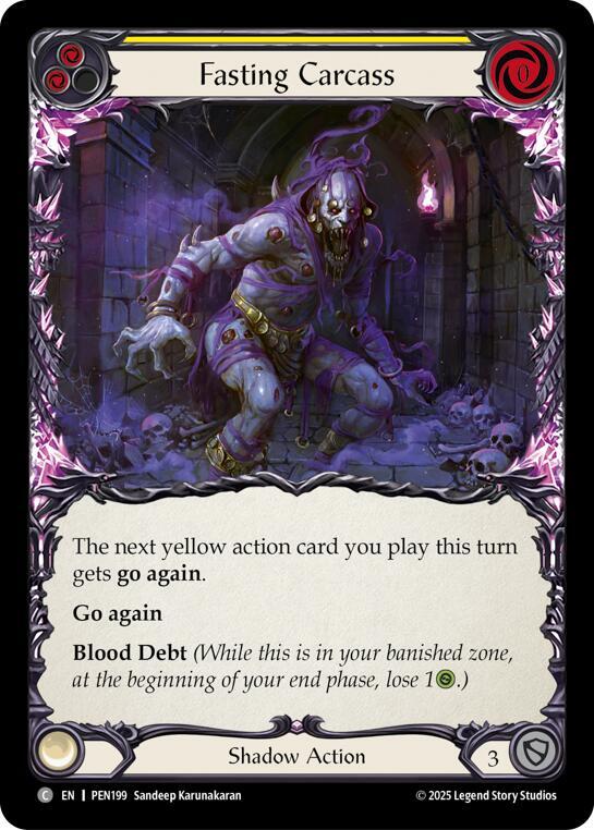 Fasting Carcass (Yellow) (PEN199) [Compendium of Rathe]