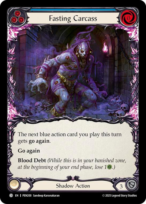 Fasting Carcass (Blue) (PEN200) [Compendium of Rathe]