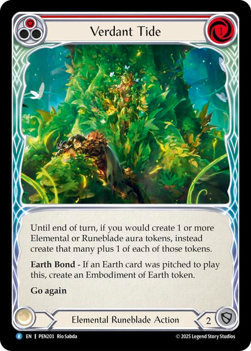 Verdant Tide (Red) (PEN203) [Compendium of Rathe]