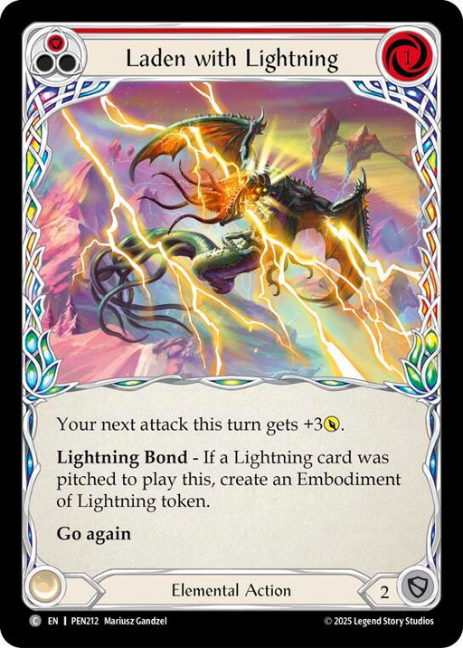 Laden With Lightning (Red) (PEN212) [Compendium of Rathe]