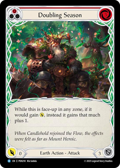 Doubling Season (Red) (PEN218) [Compendium of Rathe]