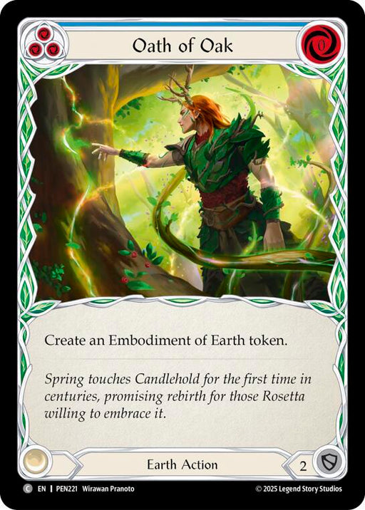 Oath Of Oak (Blue) (PEN221) [Compendium of Rathe]