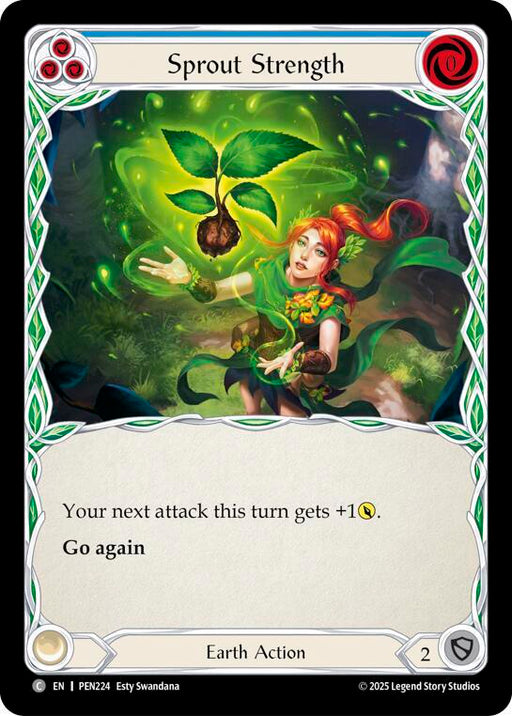 Sprout Strength (Blue) (PEN224) [Compendium of Rathe]