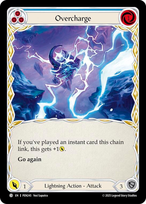 Overcharge (Blue) (PEN245) [Compendium of Rathe]