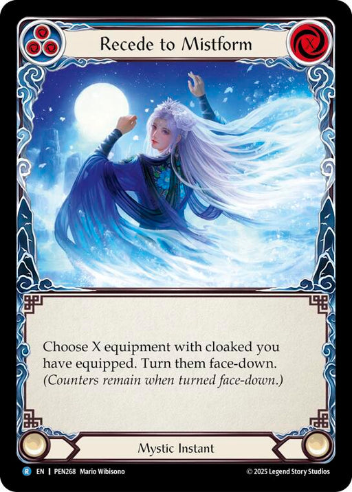 Recede To Mistform (Blue) (PEN268) [Compendium of Rathe]