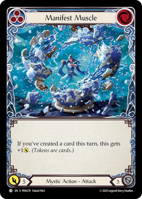 Manifest Muscle (Blue) (PEN270) [Compendium of Rathe]