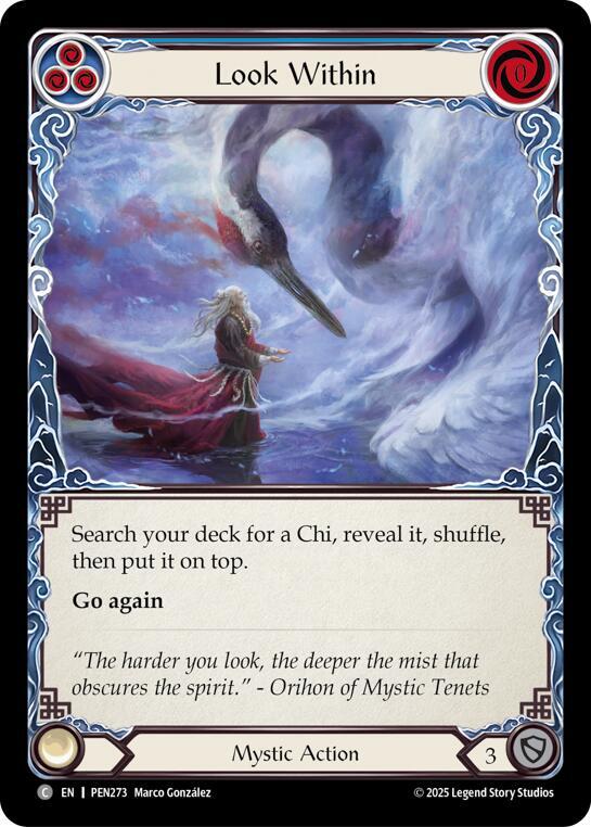 Look Within (Blue) (PEN273) [Compendium of Rathe]