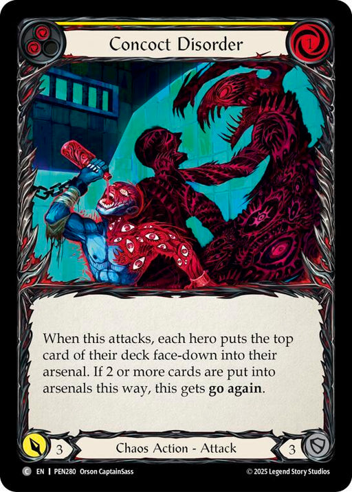 Concoct Disorder (Yellow) (PEN280) [Compendium of Rathe]