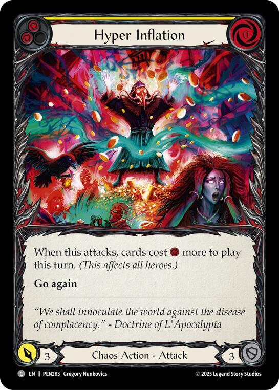 Hyper Inflation (Yellow) (PEN283) [Compendium of Rathe]