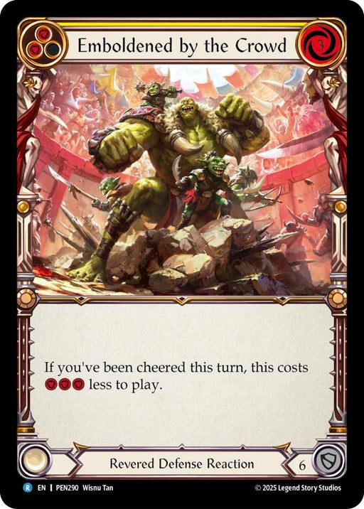 Emboldened By The Crowd (Yellow) (PEN290) [Compendium of Rathe]