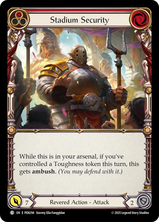 Stadium Security (Red) (PEN294) [Compendium of Rathe]