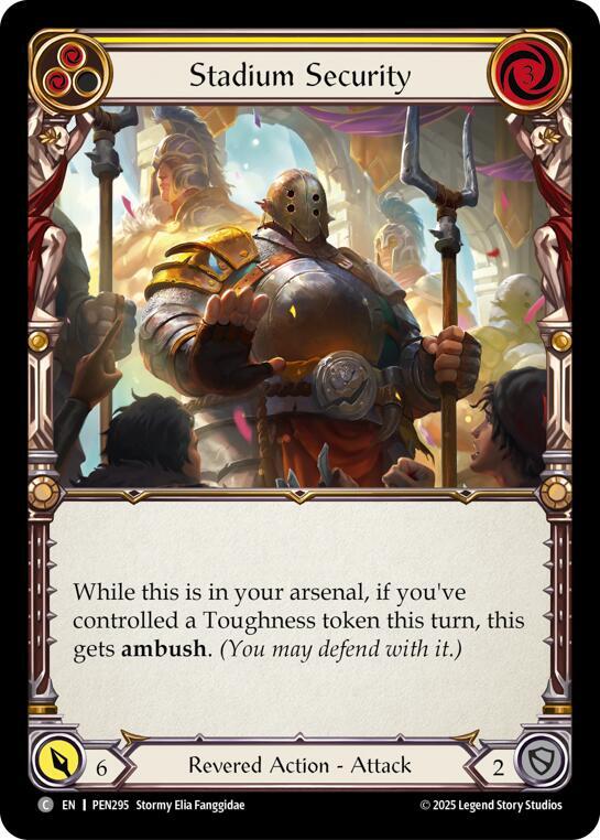 Stadium Security (Yellow) (PEN295) [Compendium of Rathe]