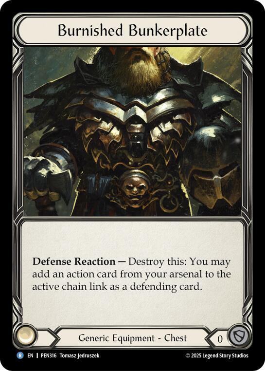 Burnished Bunkerplate (PEN316) [Compendium of Rathe]