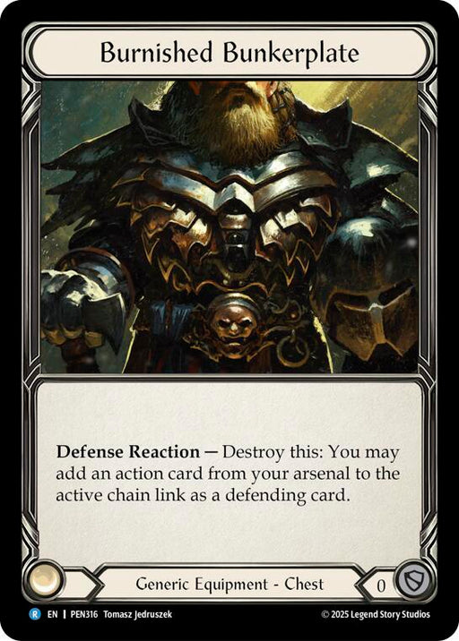 Burnished Bunkerplate (PEN316) [Compendium of Rathe]