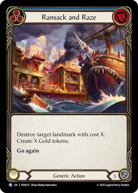 Ransack And Raze (Blue) (PEN327) [Compendium of Rathe]