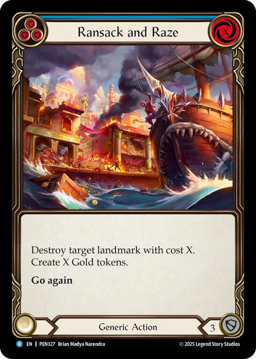 Ransack And Raze (Blue) (PEN327) [Compendium of Rathe]