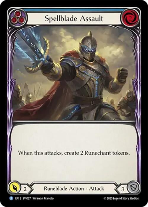 Spellblade Assault (Blue) (SVI027) [Silver Age Chapter 1]