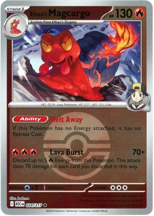 Ethan's Magcargo - 024/217 (Poke Ball) [ME: Ascended Heroes]