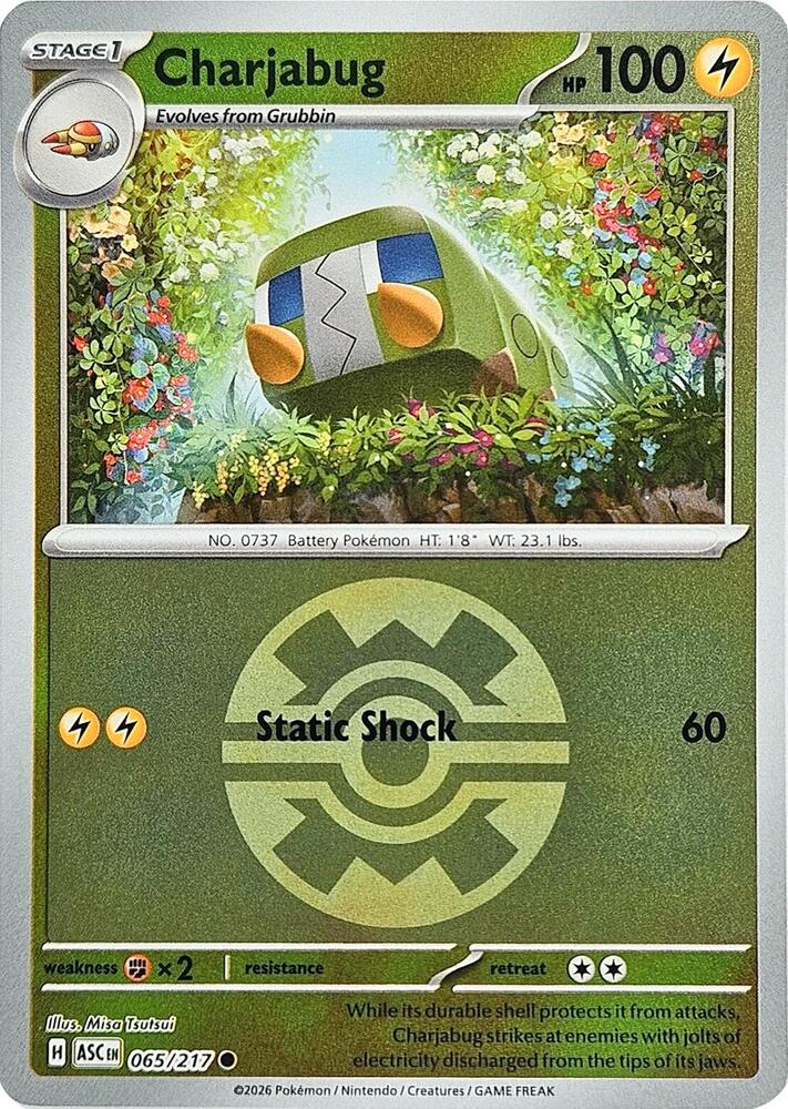 Charjabug (Quick Ball) (065/217) [ME: Ascended Heroes]