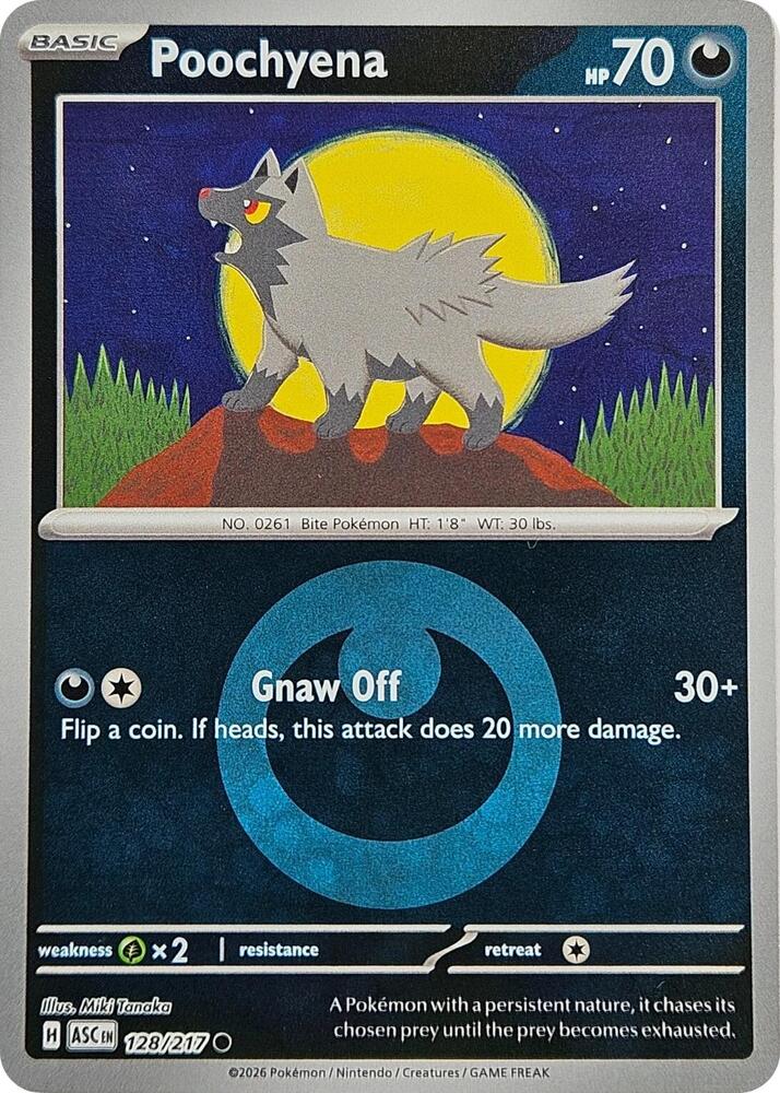 Poochyena (Energy Symbol Pattern) (128/217) [ME: Ascended Heroes]