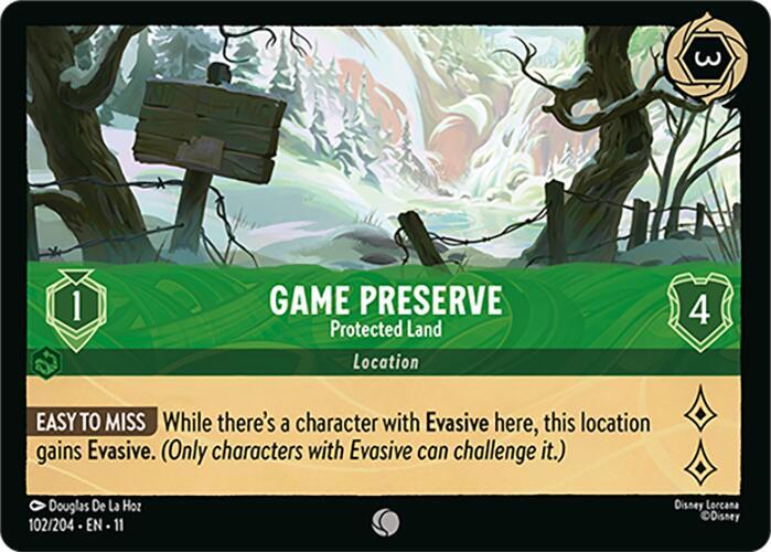 Game Preserve - Protected Land (102/204) [Winterspell]