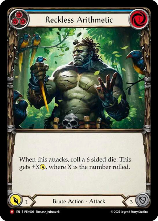 Reckless Arithmetic (Blue) (PEN006) [Compendium of Rathe]