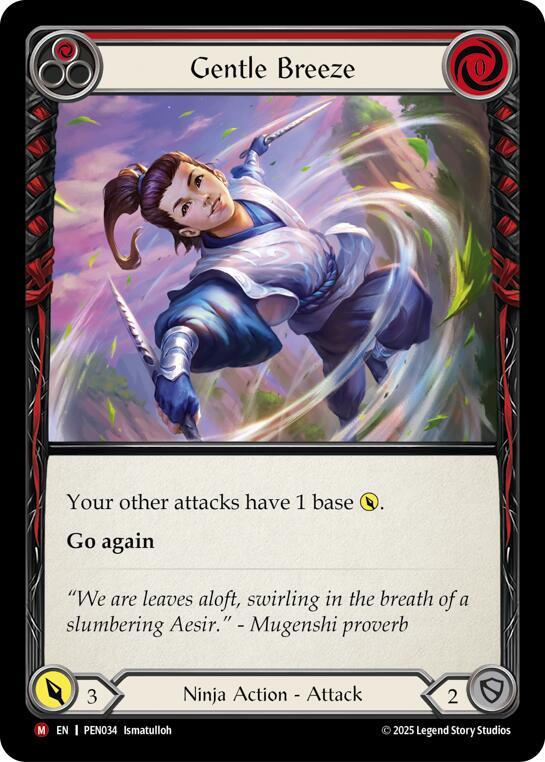 Gentle Breeze (Red) (PEN034) [Compendium of Rathe]