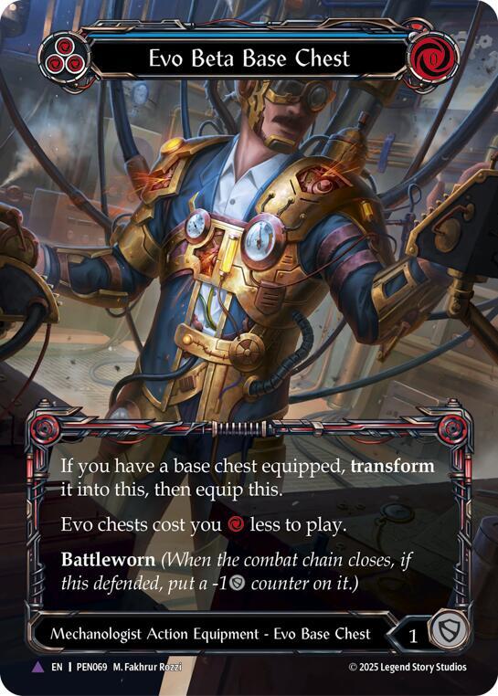 Evo Beta Base Chest (Blue) (Marvel) (PEN069) [Compendium of Rathe]