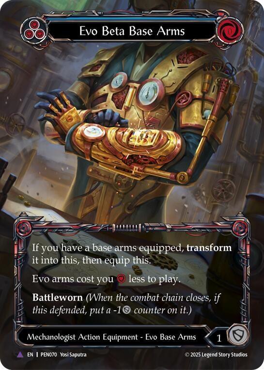 Evo Beta Base Arms (Blue) (Marvel) (PEN070) [Compendium of Rathe]