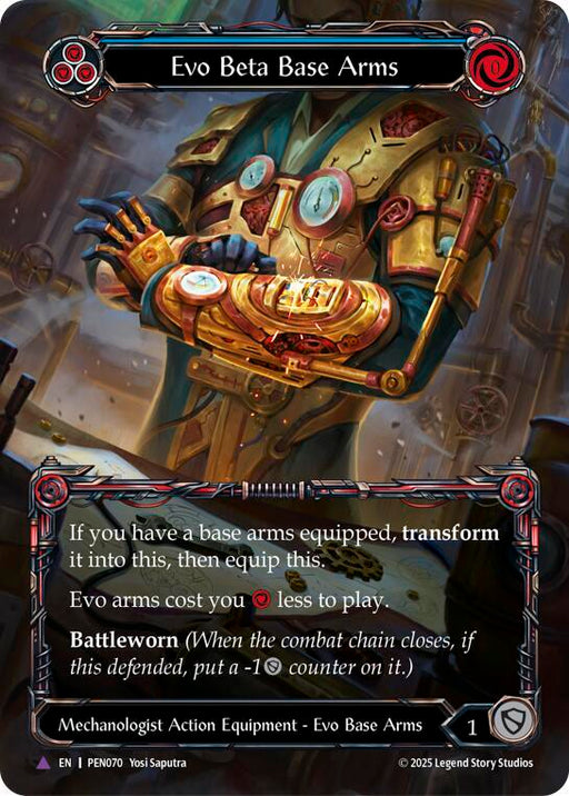 Evo Beta Base Arms (Blue) (Marvel) (PEN070) [Compendium of Rathe]