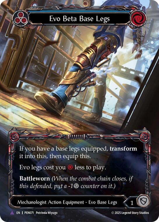 Evo Beta Base Legs (Blue) (Marvel) (PEN071) [Compendium of Rathe]