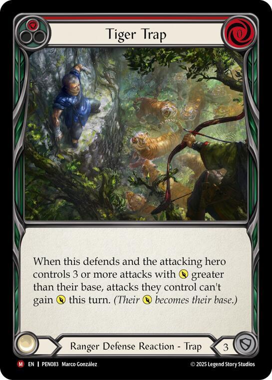 Tiger Trap (Red) (PEN083) [Compendium of Rathe]