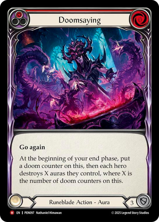 Doomsaying (Red) (PEN097) [Compendium of Rathe]