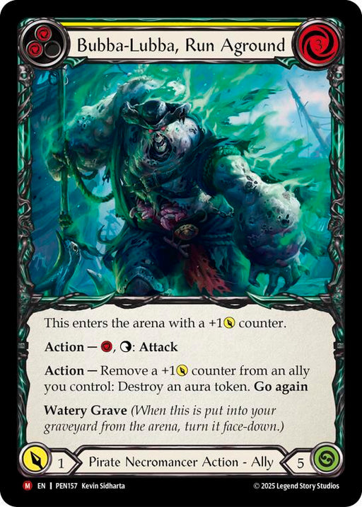 Bubba Lubba Run Aground (Yellow) (PEN157) [Compendium of Rathe]