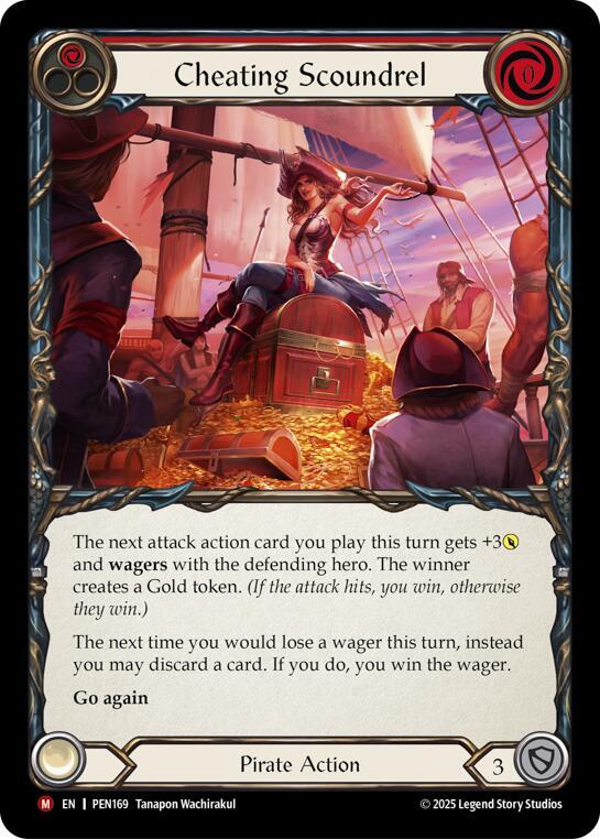 Cheating Scoundrel (Red) (PEN169) [Compendium of Rathe]