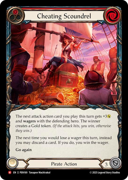 Cheating Scoundrel (Red) (PEN169) [Compendium of Rathe]