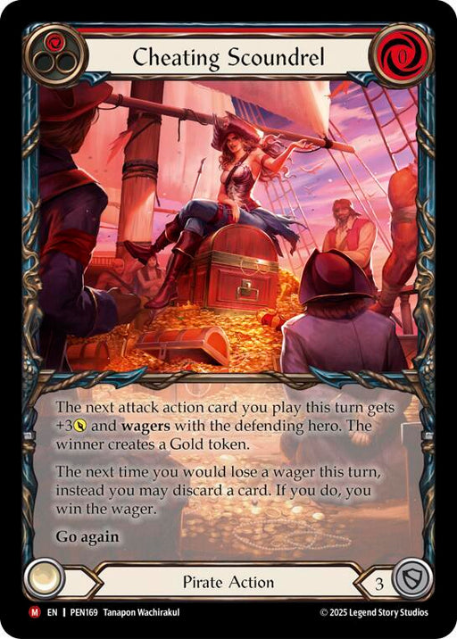 Cheating Scoundrel (Red) (Extended Art) (PEN169) [Compendium of Rathe]