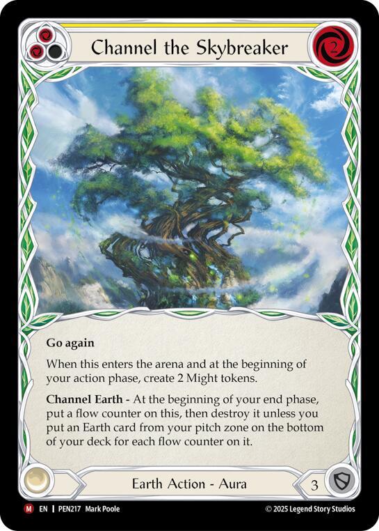 Channel The Skybreaker (Yellow) (PEN217) [Compendium of Rathe]