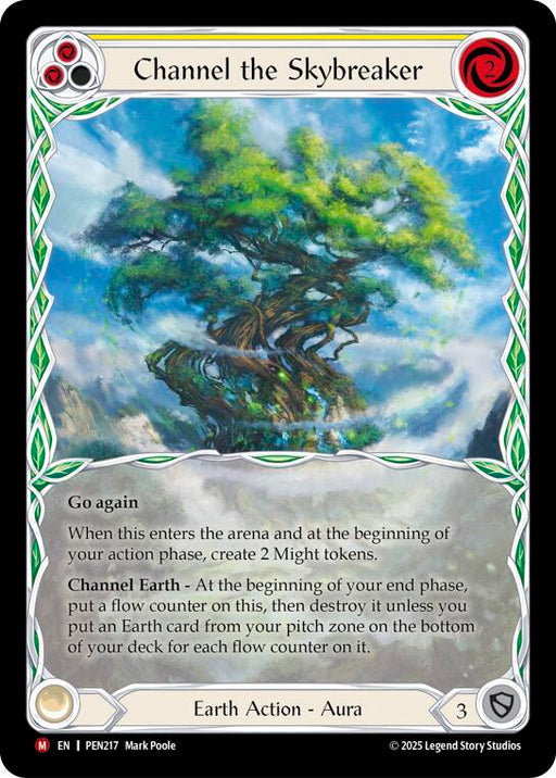 Channel The Skybreaker (Yellow) (Extended Art) (PEN217) [Compendium of Rathe]