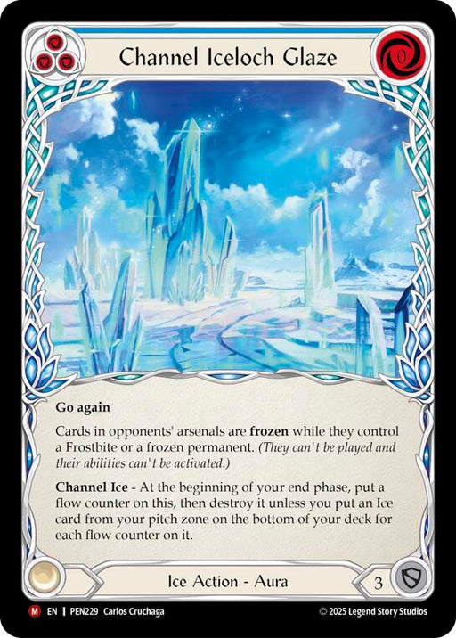 Channel Iceloch Glaze (Blue) (PEN229) [Compendium of Rathe]