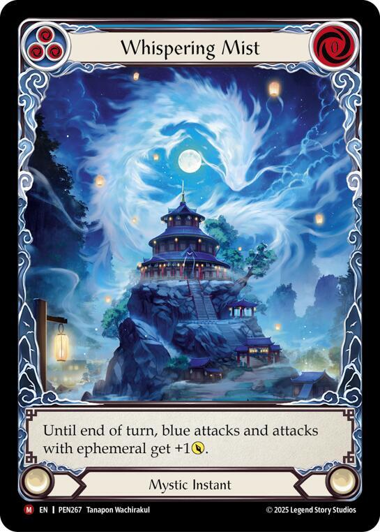 Whispering Mist (Blue) (Extended Art) (PEN267) [Compendium of Rathe]