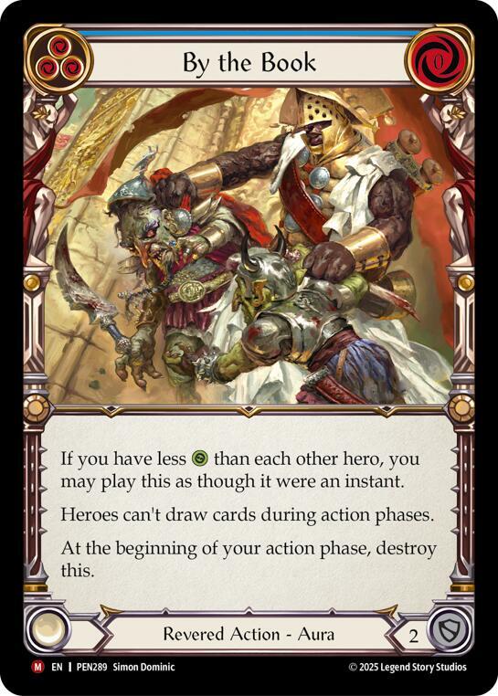 By The Book (Blue) (PEN289) [Compendium of Rathe]