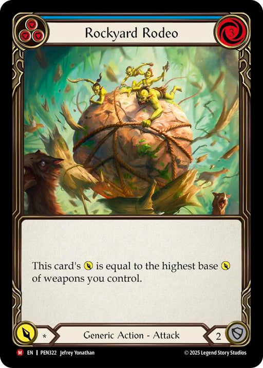 Rockyard Rodeo (Blue) (PEN322) [Compendium of Rathe]