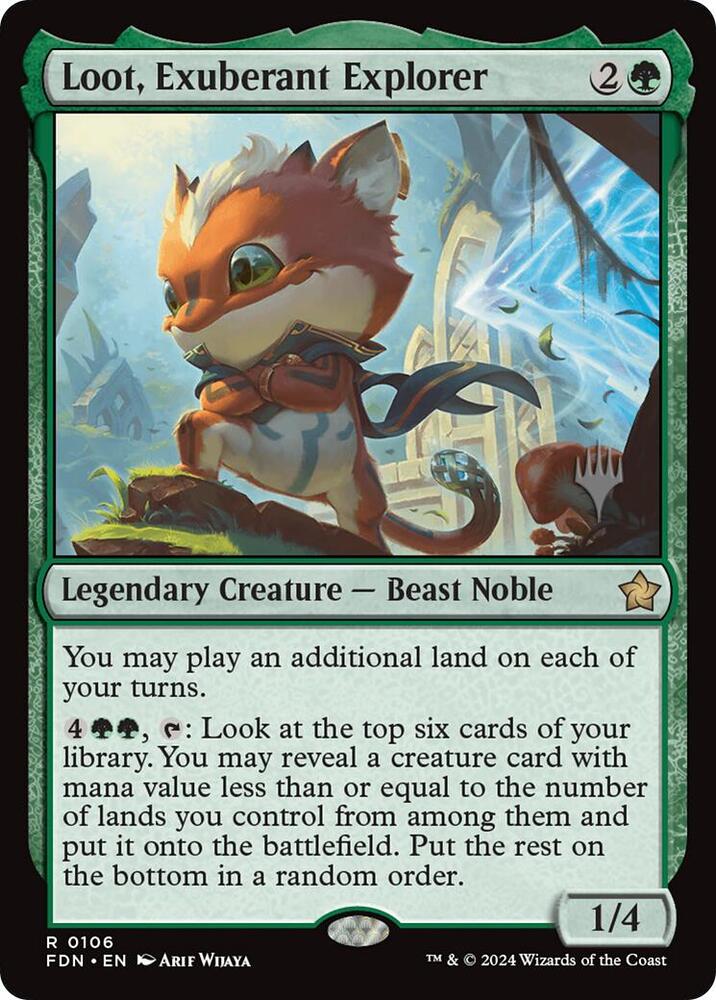 Loot, Exuberant Explorer (106) [Lorwyn Eclipsed Promos]